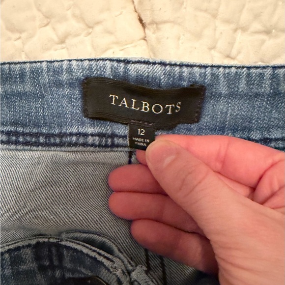 Talbots Light Blue Denim Pencil Skirt - Picture 3 of 3